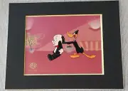 ELMER FUDD DAFFY DUCK BOX OFFICE BUNNY WARNER BROS ANIMATION PRODUCTION CEL LOA