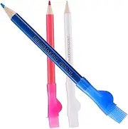 CLISPEED 3pcs Fabric Chalk Markers Ergonomic Dress Markers for Easy Sewing DIY Projects Line Color for Tailoring Crafting for Home Shop Use