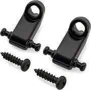 Musiclily Pro String Guides Trees Retainers for Fender American Standard Style Electric Guitar, Black (Set of 2)