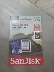SanDisk Ultra PLUS 128GB SDXC UHS-I Memory Card