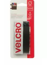12 Cards Sticky Back Tape 4 Sets per Pack Hook Loop VELCRO Brand Waterproof