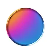Stainless Steel Rainbow Round Serving Tray Dinner Serving Dish Cosmetics Jewelry Organizer color