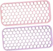 Baluue Silicone Mat for Hair Tools Mini Straightener Holder Heat Resistant Nonslip Pad for Curling Iron