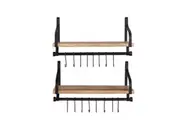 Levede 2pcs Wall Shelf Hook