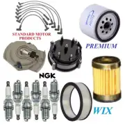Tune Up Kit Filters Cap Spark Plugs Wire For CHEVROLET C20 L6 4.8L 1976