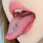 Small Snake Tongue Ring Retro Stainless Steel Tongue Rings Body Piercing Jew _we