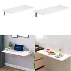 Wall Mount Drop Leaf Table Fold Down for Laundry Room Garage Apartment