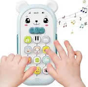 Totority Children's Mobile Phone Toy Baby Singing Phone Baby Fake Phone Toddler Phone Toys Baby Smartphone Cell Phone Toys for Baby Toy Phone for Toddles Kid Toys Abs Appease Set Preschool