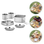 Pots Camping Cookware Set Time-saving Cooking Toolkit Travel