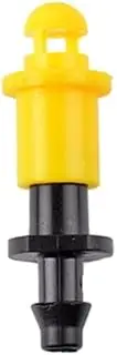 20pcs 360 Degree Refraction Micro Sprayer with 4mm Barbed Connector Agriculture Garden Irrigation Accessories Watering Fitting(A)