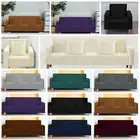1/2/3/4 Seater Velvet Elastic Sofa Covers Slipcover Settee Couch Seat Protector