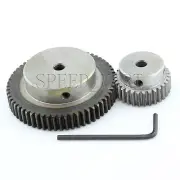 1M60T-30T Module 1 Motor Metal Gear Wheel Set Kit Ratio 2:1 Wheelbase 45mm