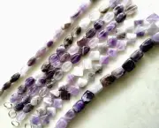 Purple Amethyst Bead Mix on 8" Strands