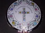 A Communion Celebration Silver Mylar Balloon