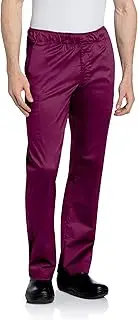 [Landau] Essentials Tailored Fit Stretch 5-Pocket Cargo Scrub Pants for Men 2012 Wine