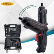 New 4.8V Cordless Electric Screwdriver Set /47PCS Deformable Screw USB Driver
