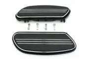 Driver Black Footboard Set for Harley Davidson by V-Twin