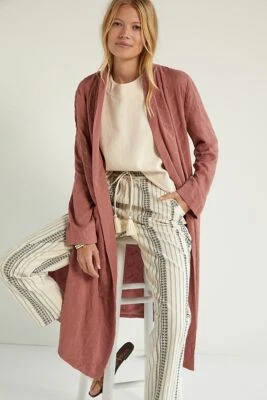 Anthropologie Breezy Duster Cardigan size S new rose color
