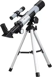 Housoutil Astronomical Refractor Telescope Portable Spotting Scope for Beginners Lightweight Tripod Included for Adults for Stargazing and Astronomy Exploration
