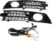 Daytime Running Light 1 Pair 2 Color LED Daytime Running Lamp Left & Right 12V 90-120LM Waterproof Car DRL Turn Light White Yellow 6000-6700K for B6 2001 2002 2003 2004 2005