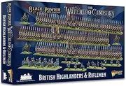 Warlord Black Powder Epic Battles: The Waterloo Campaign British Highlanders & Rifelmen Military Table Top Wargaming Plastic Model Kit 312001004