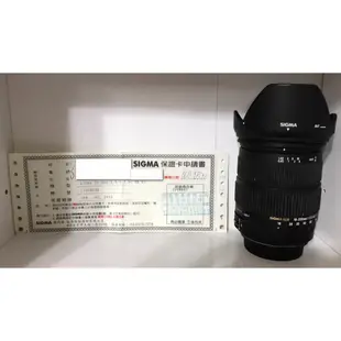 SIGMA 18-200mm F3.5-6.3 DC OS E0 (公司貨) for Canon，二手