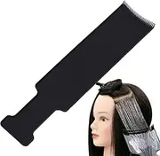 Highlighting Board | 3 Sizes Black Balayage Board with Teeth - Portable Highlighting Board Hairdressing Tools for Hair Coloring Dyeing