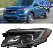 For 2016-2018 Honda Pilot LX/17-20 Ridgeline Halogen Headlight Headlamp LH Side (for: Honda)