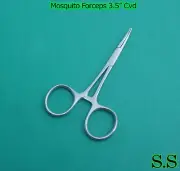6 Mosquito Forceps 3.50" Curved German Grade Stainless Steel