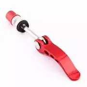 RED Cycling Bike QR Quick Release Seatpost Settle Post Clamp Skewer MU