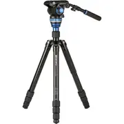 Benro A3883 Reverse-Folding Aluminum Travel Tripod w/ S6Pro Fluid Video Head