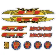 GT - 1996 Mach One - For colored frames - decal set - Old school bmx
