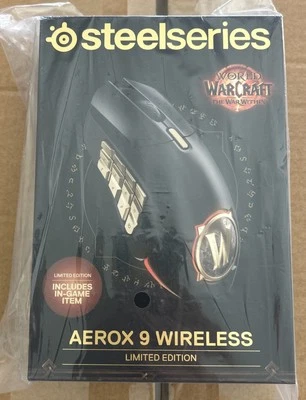 SteelSeries Aerox 9 Wireless: World of Warcraft Edition, Free in-Game Item MMO--
