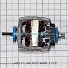 GE Washer/Dryer Combo Drive Motor WE03X29118