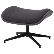 ÄLEBY footstool, Gunnared medium grey/dark grey