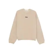 [Fear Of God Essentials] Fear Of God Essentials Logo-plaque Cotton Sweatshirt XXL NEUTRALS