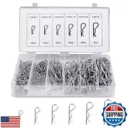 Boatsea Cotter Pin Assortment Kit, 150PCS 6 Sizes Hair Pin R Clips Assortment