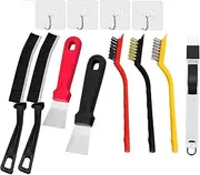CANGCANG 13 PCS Cleaning Brush Set, Gap Cleaning Brush for Bathroom Tile Window Groove, Crevice Brushes Wire Brush Bathroom Cleaning Brushes, Super Scraper Tools Oven Scraper Cleaning Tools