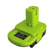 DM18RL Converter Battery Adapter for Dewalt 20V for Milwaukee 18V M18 Llithium Battery Convert to for Ryobi Power Tools Green
