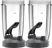 2 Pack 32oz Cup with Flip-Top To-Go-Lid Compatible with 600w / 900w AU