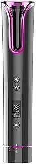 Cordless Auto Hair Curler, USB Rechargeable Portable Hair Rotating Curler with Ceramic Coating 4 Temperature Setting, Intelligent Curling Iron
