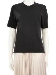 Black Back Logo Print T-Shirt