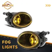 Black Yellow Fog Lights for 2001-2003 BMW M3 M5 Projectors Driving Lamps Pairs (for: BMW)