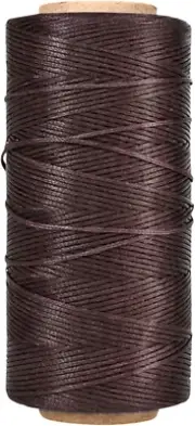 Waxed Thread - 284 Yards 0.8Mm 150D Polyester Wax Thread for Leather Sewing, Boo