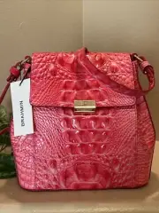 Brahmin Margo Pink Cosmo Melbourne Bag NWT