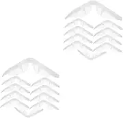 STOBOK 2sets Nasal Strips for Glasses Mask Inner Strip Comfortable Memory Nose Pads 10pcs*2