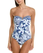 Tommy Bahama Island Cays Blooms Bandeau One-Piece