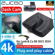 Plug and Play 4K 2160P Wifi DVR Dash Cam Camera for Lynk & Co 08 2023 2024 2025