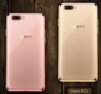 在飛比找Yahoo!奇摩拍賣優惠-6.01吋 OPPO R11s 全包軟殼透明電鍍防摔防撞(附