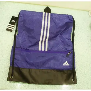 愛迪達 束口袋 後背包 全新 正品 紫色 運動包